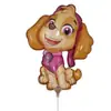 Caricatura Paw Patrol Puesto de Globos Globo de Película de Aluminio Pequeño Archie Venta al por Mayor Decoración de Cumpleaños Fiesta