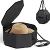 Caixa de Armazenamento de Chapéu Dobrável Bolsa para Armazenamento de Chapéu de Viagem com Alça Grande para Homens e Mulheres