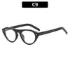 Gafas de Sol Estilo Ojo de Gato para Mujer, Gafas Ovaladas Estilo Europeo y Americano, Gafas de Moda Anti-UV, Nuevas Gafas de Sol Negras 2026