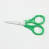Mini Tesoura Redonda de Aço Inoxidável para Crianças de Jardim de Infância e Estudantes, Papelaria, Artesanato, Tesoura para Cortar Papel de Escritório e Casa