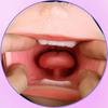 Película invertida de tres agujeros con dispositivo de boca dentada Masturbador Copa de Masturbación Mujer Madura Persona Real película invertida Suministros Sexuales para Adultos