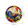 JD138-157 Pegatinas de advertencia de colisión de aves navideñas color 3D visual estático sin pegamento para ventana pegatinas de vidrio transfronterizo
