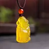 Transmisión en Vivo Más Vendido Ágata Calcedonia Brasileña Colgante Dios de la Riqueza para Hombres y Mujeres Regalo de Jade Artesanía de Jade