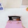 Moda estilo ocidental bordado arco ombro mensageiro bolsa bonito bebê moeda bolsa mini menina pequena bolsa