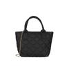 Bolsa texturizada simples para mulheres, novo estilo coreano, moderna, bolsa tote de grande capacidade, bolsa mensageira mini casual para ombro, portátil
