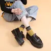 Mocassins de Franja Transfronteiriços para Mulheres, Sapatos de Couro Baixos de Couro Genuíno, Sapatos Casuais Versáteis da Moda Estilo Britânico para Mulheres Estudantes