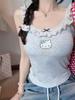 Puro Deseo Sexy Dulce Cuadros Sexy Pijama de Tirantes Estilo Verano para Mujer con Almohadillas en el Pecho Chaleco Shorts Ropa para el Hogar