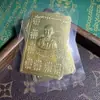 Amuletos Budistas Tailandeses, Piezas de Talismán de Ocho Sutras, Amuletos de Buda del Templo Luang Phor Ben, Auténticos Amuletos de Templo de Tailandia