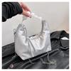 Bolsa de design de nicho Bolsa Feminina 2024 Primavera Nova PU macia All-match Underarm Bag Small Fresh Chain Crossbody Bag