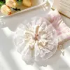 Directo del fabricante, elegante y sencillo coletero con borde de encaje