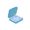 Pastillero Especial Transfronterizo de Cuatro Compartimentos con Tapa de Plástico Escarchado Cuadrado Portátil para Equipaje de Mano Caja de Almacenamiento de Pastillas
