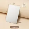 Pincel Base Plano de Cabeça Chata em Forma de Meia-Lua, Ferramenta Profissional para Maquiagem de Base, Sem Pó, Portátil e Fácil de Limpar, Pincel para Maquiagem de Máscara Facial
