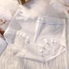 Ropa interior sin costuras de seda de hielo blanca para mujer, delgada, entrepierna de algodón puro, 5a antibacteriana, tiro medio, ropa interior para cumpleaños de niña, nueva de verano