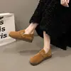 Colección otoño 2026 para mujer de Birkenstock, zapatos de algodón tipo mocasín con forro de felpa para otoño/invierno, mocasines y zapatos planos cerrados de Birkenstock