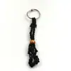 Collar Tejido con Colgante de Malla de Piedra Temu Transfronterizo Bolsillo de Malla Telescópico Ajustable Colgante de Malla Tejido a Mano con Cuentas de Madera