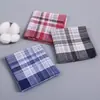 Lenço de Algodão Macio Estilo Antigo Nostálgico para Homens de Meia-idade e Idosos, Toalha Absorvente de Suor, Lenço Vintage de Algodão