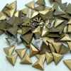 Accesorios Metálicos Irregulares para Estampado en Caliente, Decoraciones de Mezclilla, Remaches Plateados, Pedrería Metálica Plana con Dorso Caliente, Piezas para Ropa DIY