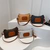 Bolso Retro de Moda para Axila para Mujer Nuevo Estilo Francés Moda Bolso Cuadrado Pequeño Novedoso Nicho de Moda Bolso de Hombro Cruzado