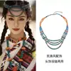 Aretes de Estilo Exótico de Venta Caliente Retro Literario Clásico Dignificado Ganchos para la Oreja Versátil Hueco Moda Borla Colgantes