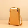 Bolso Cruzado Estilo Nuevo 2026 para Mujer, Moda Japonesa y Coreana, Bolso de Hombro de Gran Capacidad, Cartera con Cremallera, Piel Suave, Patrón de Lichi, Bolso para Teléfono Móvil