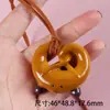 Collar con Colgante de Croissant para Mujer, Cadena Única para Suéter, Dijes de Pan de Masa Madre, Accesorios de Otoño e Invierno al por Mayor