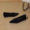 Zapatos de Mujer Estilo Francés Primavera y Otoño 2026, Bajos, Cómodos, con Pedrería, Punta Fina, Suela Suave, Zapatos de Salón Elegantes Versátiles de Tacón Alto
