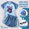 Traje de Banho Infantil Masculino Peacekeeper Elite Desert Lord Frost Moon Wolf Duas Peças Secagem Rápida Verão para Meninos Mais Velhos