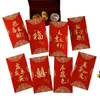 2026 Sobres Rojos para Año Nuevo, Boda y Dinero de la Suerte, Estampados en Oro, de Mil Yuanes, de Cien Yuanes, Planos, Creativos, con el Carácter para Bendición, Papel Rígido, Grandes, Medianos, Pequeños