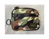 Porta-moedas de Tecido Oxford Moderno Estilo Workwear Masculino e Feminino Bolsa Pequena Portátil para Cartões Bolsa Casual Multifuncional para Fones de Ouvido Bolsa de Pendurar