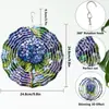 Amazon Sino dos Ventos Rotativo 3D Pendurado Decoração de Jardim Exterior Varanda de Casa Sino dos Ventos de PVC Ornamento Pendurado de Jardim