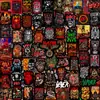 110 Pegatinas para Mini Cuaderno de la Banda de Rock Slayer Decoración Creativa para Teléfono DIY Pegatinas para Cuaderno Transfronterizo