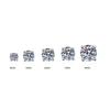 Pendientes clásicos de cuatro garras de estilo japonés y coreano, temperamento femenino, pendientes de circonita de moda coreana, Joker, elegantes joyas para las orejas, al por mayor