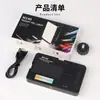 Nuevos Pantalones con Bolsillo de Solapa RGB Portátil Ligero Iluminación para Fotografía Manual Selfie Luz Exterior M-140 Luz Suave Luz de Relleno para Teléfono Móvil