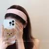 Faixa de Cabelo Cor Lisa Estilo Coreano Coração Borda Larga Feminina 2026 Nova Cranio Superior Pressionando Cabelo Faixa de Cabelo Diário Roupa Externa Presilha de Cabelo Acessórios de Cabelo