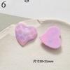 Pendientes DIY de Corazón de Durazno de Esquina Puntiaguda con Brillo de Estrella Soñadora y Ondulación de Agua, Parche de Resina, Accesorios, Material para Accesorios para el Cabello al Mayoreo