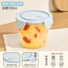 Lonchera de Vidrio de Borosilicato Alto, Segura para Microondas, para Trabajadores de Oficina, Contenedor de Almacenamiento de Alimentos, Bol, Lonchera de Frutas