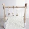 Ins Decorativo Estilo Nórdico Quarto Infantil Aparelho de Fitness Bebê Recém-nascido Bebê Fitness Rack Nordic Artesanato Em Madeira
