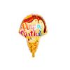 Globo de caramelo, dona, helado, globo de aluminio, palomitas de maíz, perrito caliente, globo de película de aluminio, decoración para fiesta de cumpleaños