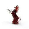 Estatueta de Cavalo de Vidro de Zibo Ano do Cavalo do Zodíaco Presente Mascote Presente Empresarial Artesanato de Vidro para Mesa Celebração de Aniversário