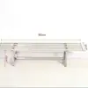 Soporte de Flores para Balcón de Acero Inoxidable, Estante de Plantas Suculentas de Múltiples Niveles de Hierro Forjado Tipo Escalera de Pie para Sala de Estar y Uso en Exteriores