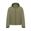 Gabardina Corta de Moda con Capucha para Otoño e Invierno, Cortavientos e Impermeable, Chaqueta Casual para Exteriores, Ropa de Senderismo para Parejas con Estampado