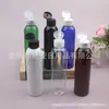 Garrafa Preta com Tampa Flip-Top 170ml, Garrafa Azul com Tampa Flip-Top, Frasco de Detergente 170ml, Frasco Marrom com Tampa Borboleta, Frasco Branco para Loção
