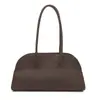 Bolsa Tote Retrô de Grande Capacidade Moda Textura de Alta Qualidade para o Dia a Dia Bolsa Concha Bolsa de Ombro Simples Nicho