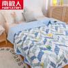Colcha de Algodão Lavável de Verão Nanjiren Colcha de Ar Condicionado de Verão Colcha Fina para Dormitório Estudantil Colcha de Seda Gelada de Verão Colcha Fresca de Verão Lavável à Máquina