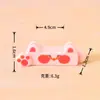 Clip Creativo de Gato con Mano Levantada DIY Clip de Mensaje de Resina Decoración de Escritorio Adorno Pequeño Clip para Tarjetas de Presentación Clip para Entrega de Comida Clip para Fotos