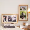Soporte Creativo de Exhibición de Marco de Fotos Combinado Hueco para Parejas de Bodas y Niños, Marcos Conmemorativos de 6 pulgadas, Marcos de Fotos Trípticos y Cuadrípticos para Colgar en la Pared