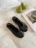 Primer encuentro con el mismo estilo que el de Ji Zhai~ Zapatos de ballet con lazo para mujer, zapatos planos versátiles