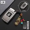 Para capa de chave de carro Dongfeng Peugeot 408 logo 4 008 308 Citroen Versailles c5x bolsa de carro fivela concha homens