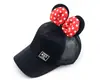 Gorra de Malla con Lazo para Niñas Venta al por Mayor Verano Nuevo Sombrero de Protección Solar Estilo Coreano ins Dulce Gorra de Béisbol para Niños Transfronterizo