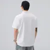 Camisa tipo polo de hombre Xintang con cremallera, manga corta para hombre, estilo retro japonés nuevo de verano 2026 con mangas tres cuartos